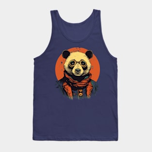 Vintage Panda Bear Tank Top